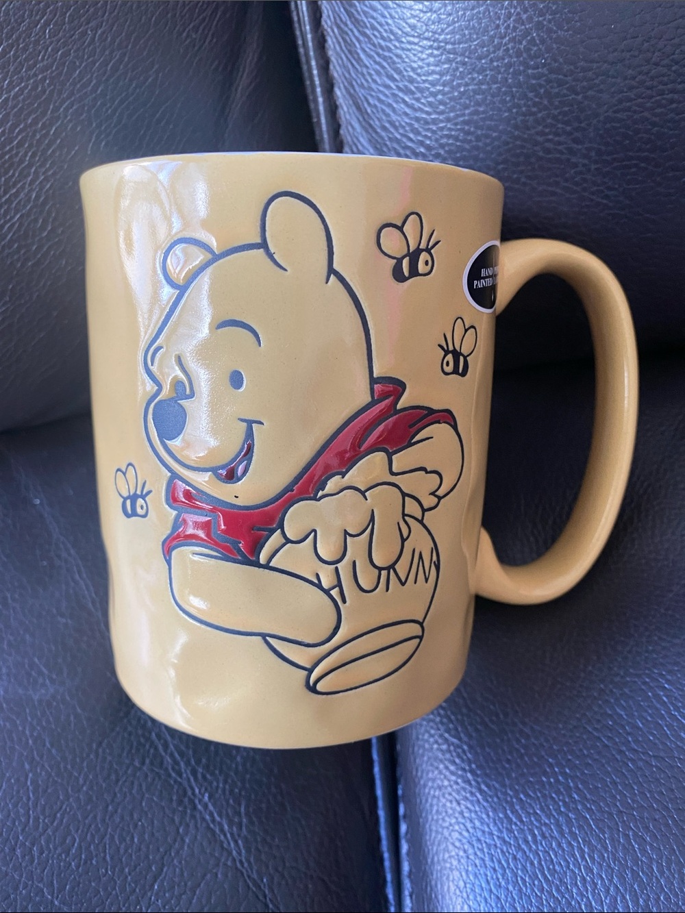 Disney Winnie the Pooh Yellow Ceramic Coffee Mug